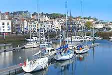 Picture of St. Peter Port and the harbour