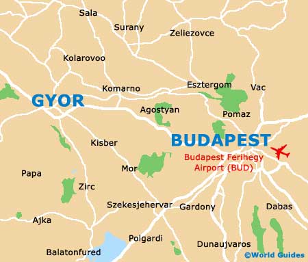 Small Gyor Map