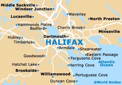 Small Halifax Map