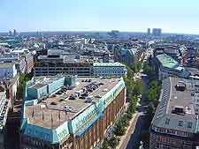 Aerial photo of the cityscape