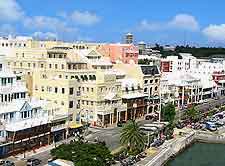 Aerial photograph of Hamilton's Front Street