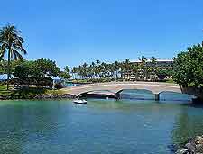 Picture showing a tropical lagoon