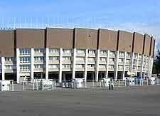 Close-up picture of the Olympiastadion (Olympic Stadium)