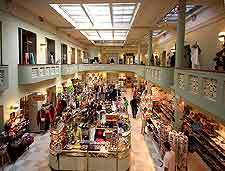 View inside a central mall