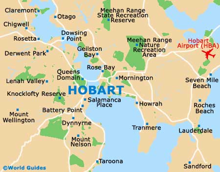 Small Hobart Map