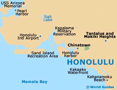 Small Honolulu Map