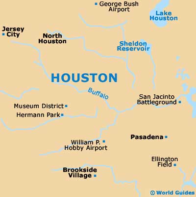 Small Houston Map