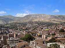 Aerial view of the city
