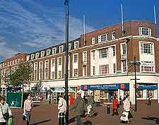 Image of the city centre shops