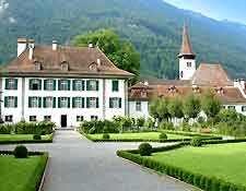 Photograph showing the Interlaken Castle