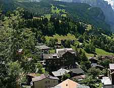 Photograph of mountain village
