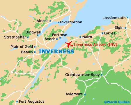 Small Inverness Map