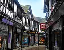Central view of local shops