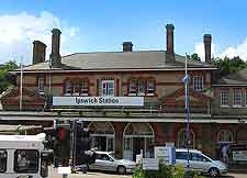 Photograph of the town's railway station