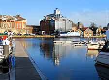 Waterfront view, showing the Old Custom House