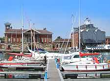 Different photo of the town's vibrant waterfront area