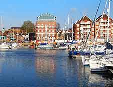 Photo of the Neptune Quay waterfront and the Salthouse Harbour Hotel