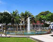 Photo showing central fountain