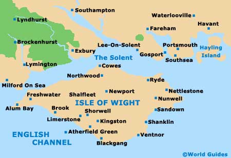 Small Isle of Wight Map