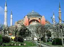 Photograph of the famous Hagia Sofia (Aya Sofya)