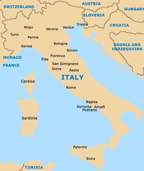Italy Map