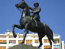 Photo of prominent Ataturk statue