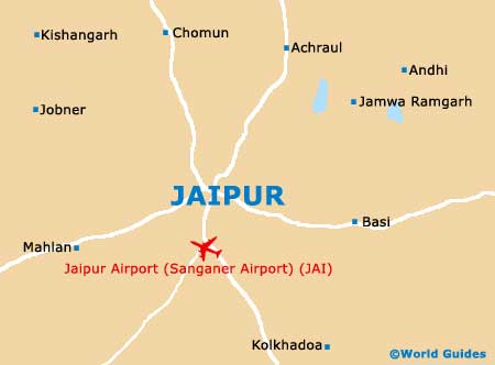 Small Jaipur Map