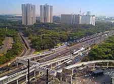 Aerial highway picture