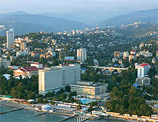 Photo showing the Black Sea coastline of Socci, Krasnodar Krai, Russia, image by Andrey Babushkin