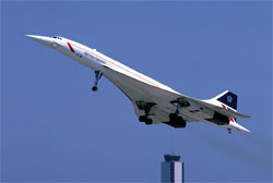 Image of Corcorde plane flying in the sky, photo by Eduard Marmet
