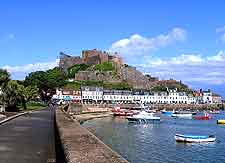 Scenic picture of Mont Orgueil Castle