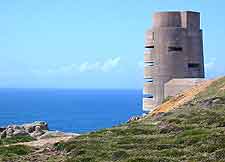Photo of coastal fortifications at St Ouen's Bay, Jersey, Channel Islands, British Isles