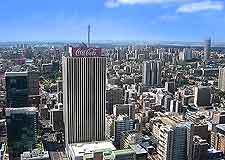 Aerial cityscape image
