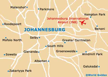 Small Johannesburg Map