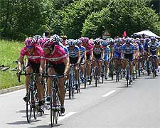 Photo of past Tour de France cyclists