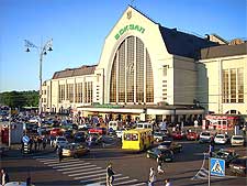 Photo of the Passazhirsiy railway station in Kiev, Ukraine, taken by Elio DM