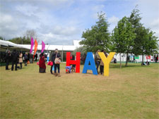 Picture of crowds at the Hay Festival