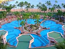 Image of hotel swimming pool, next to the beachfront
