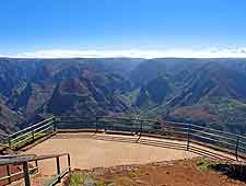 View of Waimea Canyon vantage point