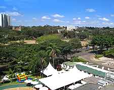 Aerial view of central Nairobi