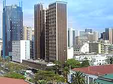 Further photo showing high-rise buildings in Nairobi