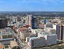 Distant skyline picture of Nairobi