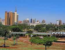 Skyline view from Uhuru Park