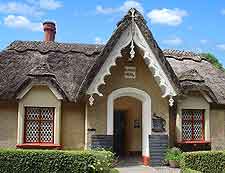 Picture showing the Deenagh Lodge Gate, part of the Knockreer Estate