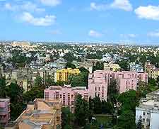 Aerial view of Kolkata