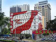 Photo of the city's popular Tune Hotel