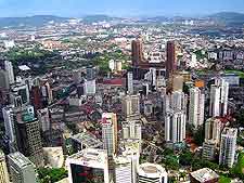 Aerial city picture