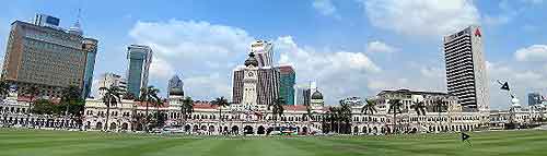 Panoramic city view
