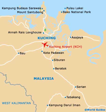 Small Kuching Map