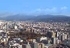 Panoramic picture of Kyoto